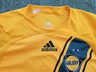 Mls Los Angeles Galaxy Jersey Kit Adidas Yellow 2006-07 Short Sleeve Men Sz M  