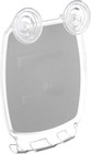 Idesign Plastic Power Lock Suction Shower Shaving Mirror With Razor Holder