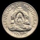          1973 Honduras 50 Centavos Coin  Km 82  Fao  Lempira  Pyramid