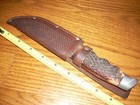Vintage Schrade Walden  148 Fixed Blade Hunting Camping Knife Original Sheath 