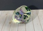 Timothy E Landers Paperweight Dichroic Glass  moon Rock  2 3 4 Inch Bubbles