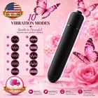 Women Mini Portable Bullet Shape 10 Speed Vibrating Neck Body Massage Personal