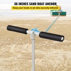 Boat Sand Anchor Pontoon Boat Anchor 36  Stainless Steel Anchor For The Beach