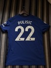 Nike Chelsea Pulisic 22 Vaporknit Soccer Jersey Men   s L Blue Premier League