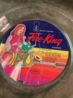1970s Anchor Hocking Glass Fire King 9 Inch Pie Plate With Original Label