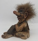 Vtg Fosse Troll Norway Sven Schulze Helge Nordskar Smiling W  Hair Orig Tag