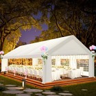 20 X 30 Ft Canopy Party Tent White Commercial Backyard Event Waterproof Gazebo