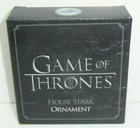 Game Of Thrones House Stark Holiday Ornament Xmas 2018 Hbo Sigil Dire Wolf Arya