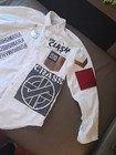 Punk Rock Vintage Button Down Shirt Crass Clash Subhumans Medium Anarachy