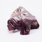 Eton Silk Pocket Square Burgundy Airplane Print Handkerchief Menswear Classic