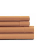 Egyptian Comfort 1800 Count 4 Piece Bed Sheet Set Queen Tan Tan 90  X 102 