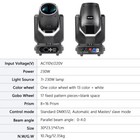 Beam 7r 230w Moving Head Light Stage Halo Light Dmx Effect For Disco Bar
