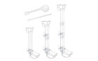 Aquarium Feeder Tube Dish Kit Fish Tank Shrimp Snail Shrimp Food Feeder Bowl 