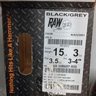 Hammer Raw Solid Black grey  Bowling Ball 15 Lb   New In Box    117
