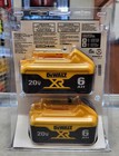 New For Dewal Dcb206  2-pack  20v Max Xr 6 Ah Li-ion Batteries