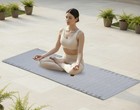 Yoga Mat Thick Non Slip Cotton Exercise Workout Mat Pilates Rug 2x6 Ft