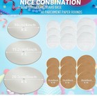 83 Pcs Cake Tiered Stacking Kit 8  6  4 Inch Silver Round Cake Boards Decorating