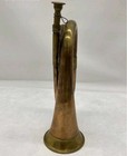 Vintage Copper And Brass Military Bugle Horn 12 5  Works Euc