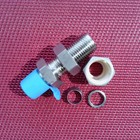 Ssp Duo   3 8 tube Od X 1 4 npt Male Pipe Bulkhead Connector 316 Stainless Steel