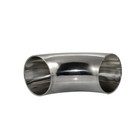 Od 2 Inch 51 Mm Sanitary Weld Welding 90 Degree Elbow Pipe Stainless Steel 316