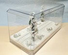 Ho Scale  9   Single Track  Display Case - Winter Scene- For Any Ho Train