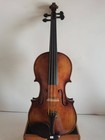4 4 Violin Solid Flamed Maple Back Spruce Top Hand Made Nice Sound K3461