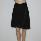 Hoerev Black Sheer Wrap Skirt For Ballet Dance In Size Adult Small Nwot