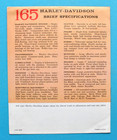 Original 1959 Harley Davidson Brochure 165 St Stu Hummer Lightweight Motorcycle