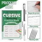 Cursive Handwriting Kit Reusable Copybook Special Ink Grooved Practice Book