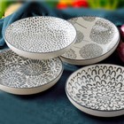 Stoneware Bowls 4 Pieces Signature Housewares