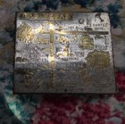 Gillette Travel Razor Shave Kit Las Vegas Souvenir Map Brushed Metal Case 1960s