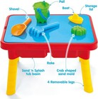 Toddler Sensory Kids Table With Lid Sensory Bin Indoor Outdoor Red