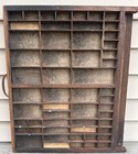 Antique Printer Drawer Type Case E r  Webb Ny Letterpress Wood Type Tray - 1800s