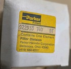 Lot Of 2 Parker 922933 74w Replacement Hydraulic Filter Element W  2 Gaskets 