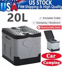 20l Portable Folding Toilet Car Outdoor Travel Potty For Camping Hiking Beach