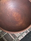 Antique Wooden Bowl9 1 2    Diameter Primitive Vintage Country
