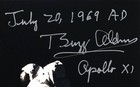 Buzz Aldrin Signed   Inscribed Nasa Apollo 11 8x10 Photo  beckett   Zarelli 