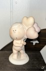 Vintage Fabrizio George Good Bumpkins Ceramic Figurine Girl With Balloons