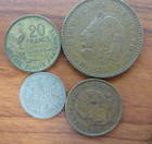 Old Foreign Coin Lot 20 Coins From The 1950 s   Lot 257