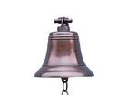 Antiqued Copper Bell 6  - Antique Ship Bell - Copper Bell - Nautical Decor - 