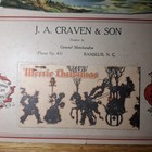 1937 J  A  Craven   Son Friedman Red Goose Shoes Ramseur Nc Advertising Calendar