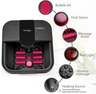 X Large Feet  Foot Spa Bath Massager Heat Soaker Massage Bubble Roller Deep Soak