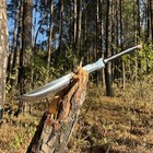 Handmade Viking Sword   Full Tang Carbon Steel Blade   Outdoor Survival Tool