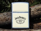 Jack Daniels Zippo Lighter - Old No  7 Ultralite Chip Emblem - Rare Model 20288