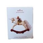 Hallmark Keepsake A Pony For Christmas Ornament 2019 Unicorn Bear Crown Horse