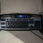 Logitech G11 Gaming Keyboard Wired Usb Blue Backlit Macro Keys Pc Media Controls