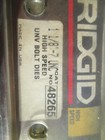 Ridgid 48265 Universal Style Bolt Threader Dies  High-speed Rh 1 1 8 -7 Unc Nos