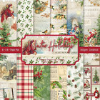 Christmas Scrapbook Paper Snowman Origami Papers Pad 6  6- Single-sided Merry Chr