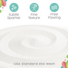 White Unity Sand  1 Lb  16oz  White Colored Sand For Weddings  Vase Filler  Home