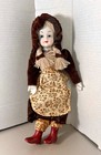 Porcelain Small 9    Vintage Doll Praire Style Attire
